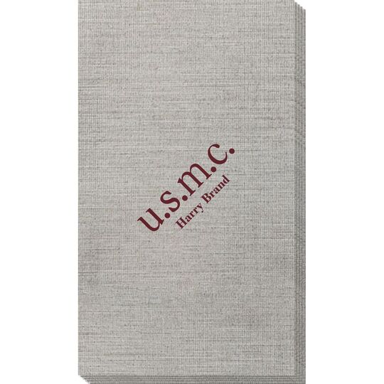 Big Word U.S.M.C. Bamboo Luxe Guest Towels